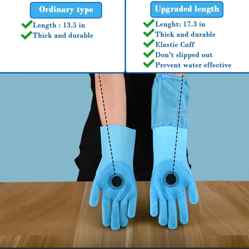 2-in-1 Grooming & Cleaning Gloves – Keep Pets Clean, Healthy & Happy