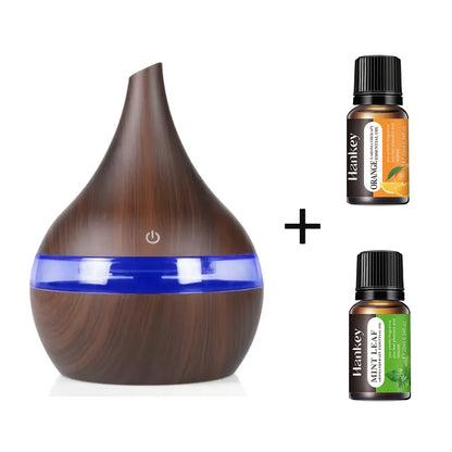 USB-Powered Quiet Aromatherapy Humidifier with LED Light (300ML / 10.14 Oz)