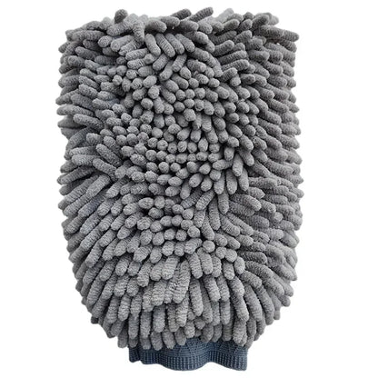 Pet Grooming Glove & Quick-Dry Paw Towel Mitt – Double-Sided Microfiber for Dogs of All Sizes
