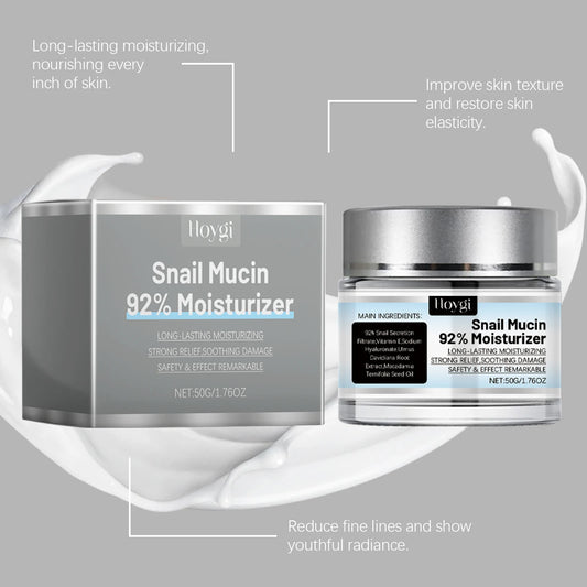 Snail Mucin 92% Moisturizer – Hydration, Repair & Skin Renewal