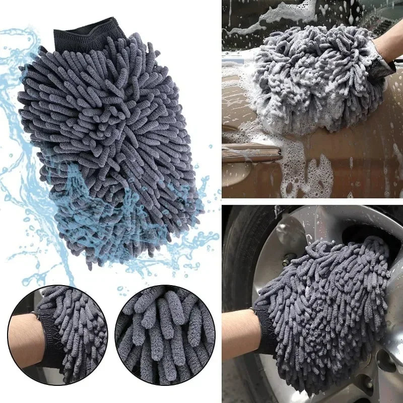Pet Grooming Glove & Quick-Dry Paw Towel Mitt – Double-Sided Microfiber for Dogs of All Sizes