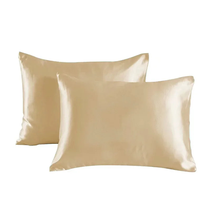2-Piece Satin Pillowcase Set – Soft & Smooth for Hair & Skin (Standard/Queen)