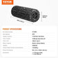 Vibrating Foam Roller – 4-Level Rechargeable Electric EPP Massager