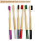 6-Pack Biodegradable Bamboo Toothbrushes – Travel-Friendly & Gentle on Gums
