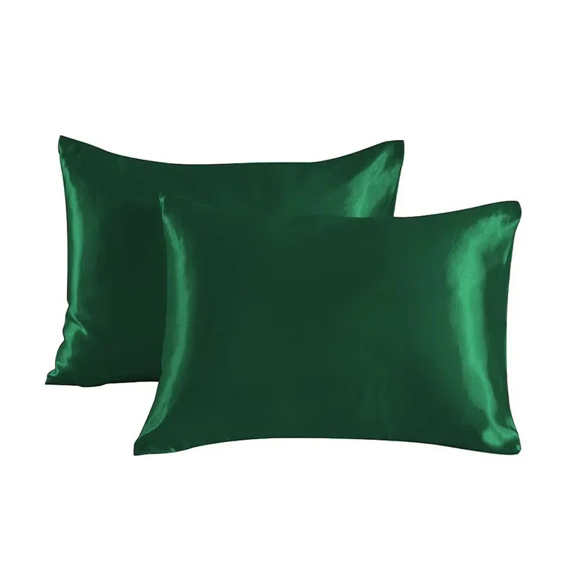 2-Piece Satin Pillowcase Set – Soft & Smooth for Hair & Skin (Standard/Queen)