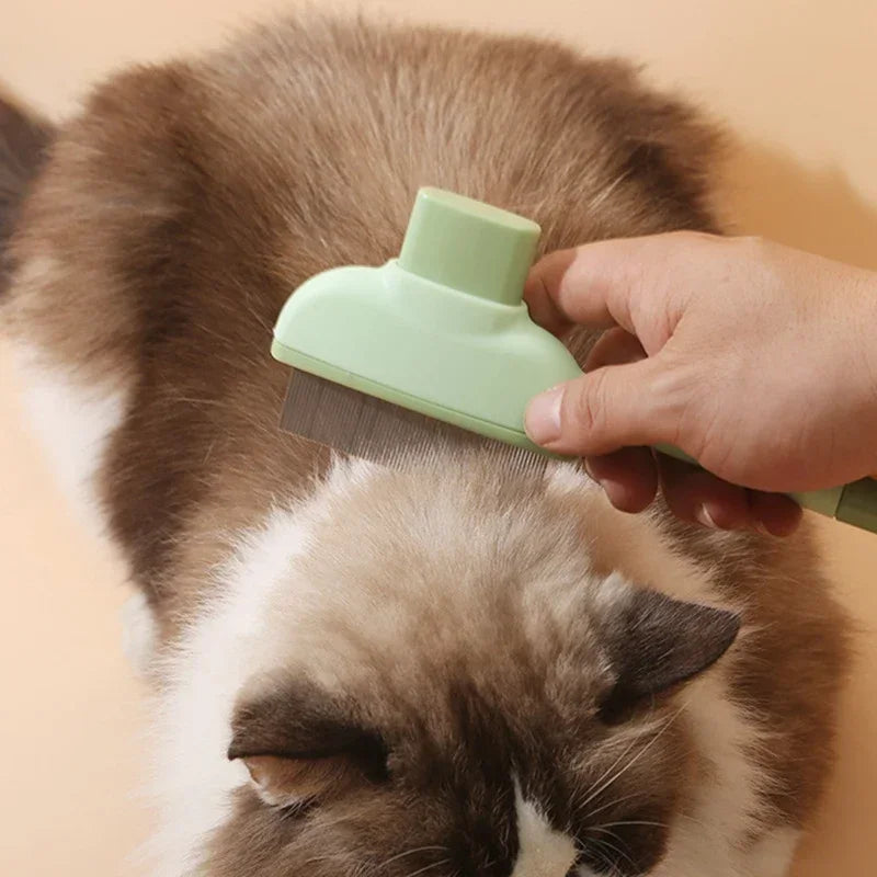 Pet Grooming Comb – Cat & Dog Hair Removal Brush