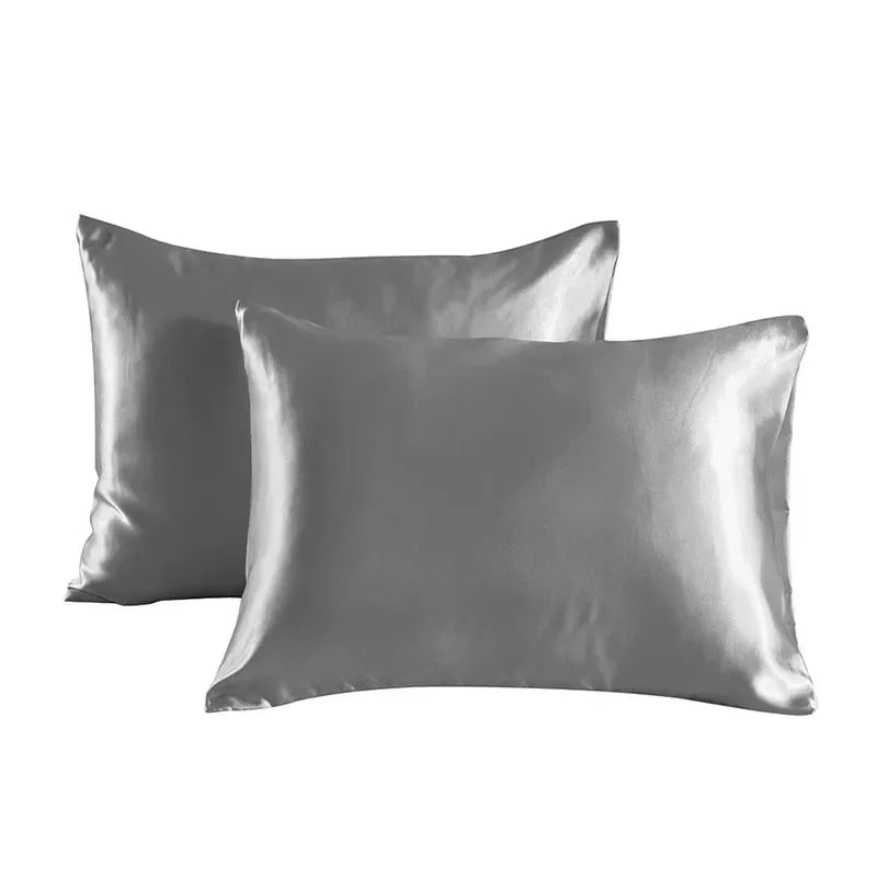 2-Piece Satin Pillowcase Set – Soft & Smooth for Hair & Skin (Standard/Queen)