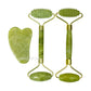 Natural Jade Roller & Gua Sha Set – Double-Ended Facial Massager