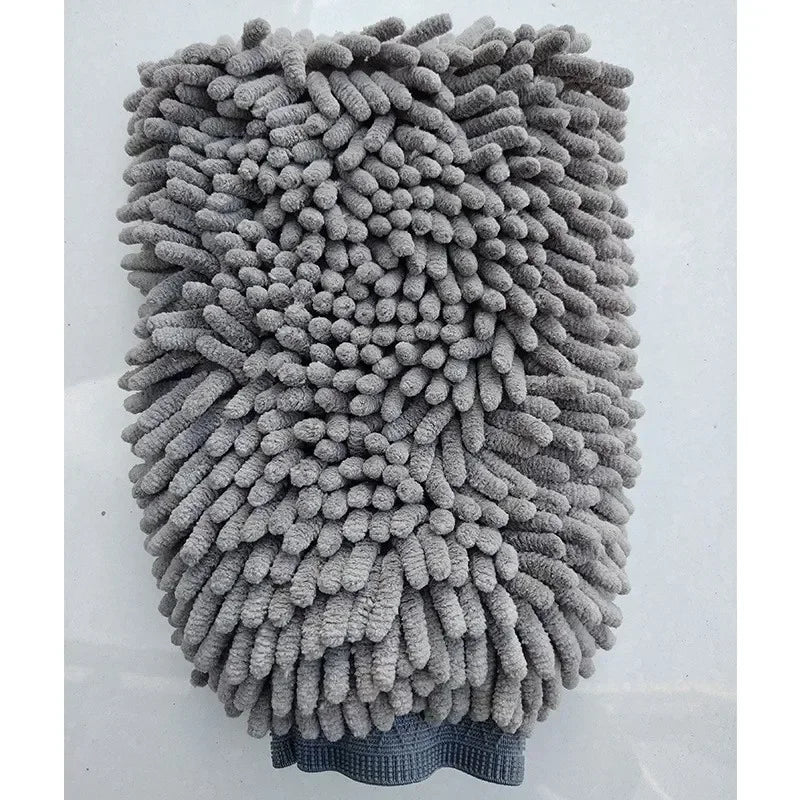 Pet Grooming Glove & Quick-Dry Paw Towel Mitt – Double-Sided Microfiber for Dogs of All Sizes