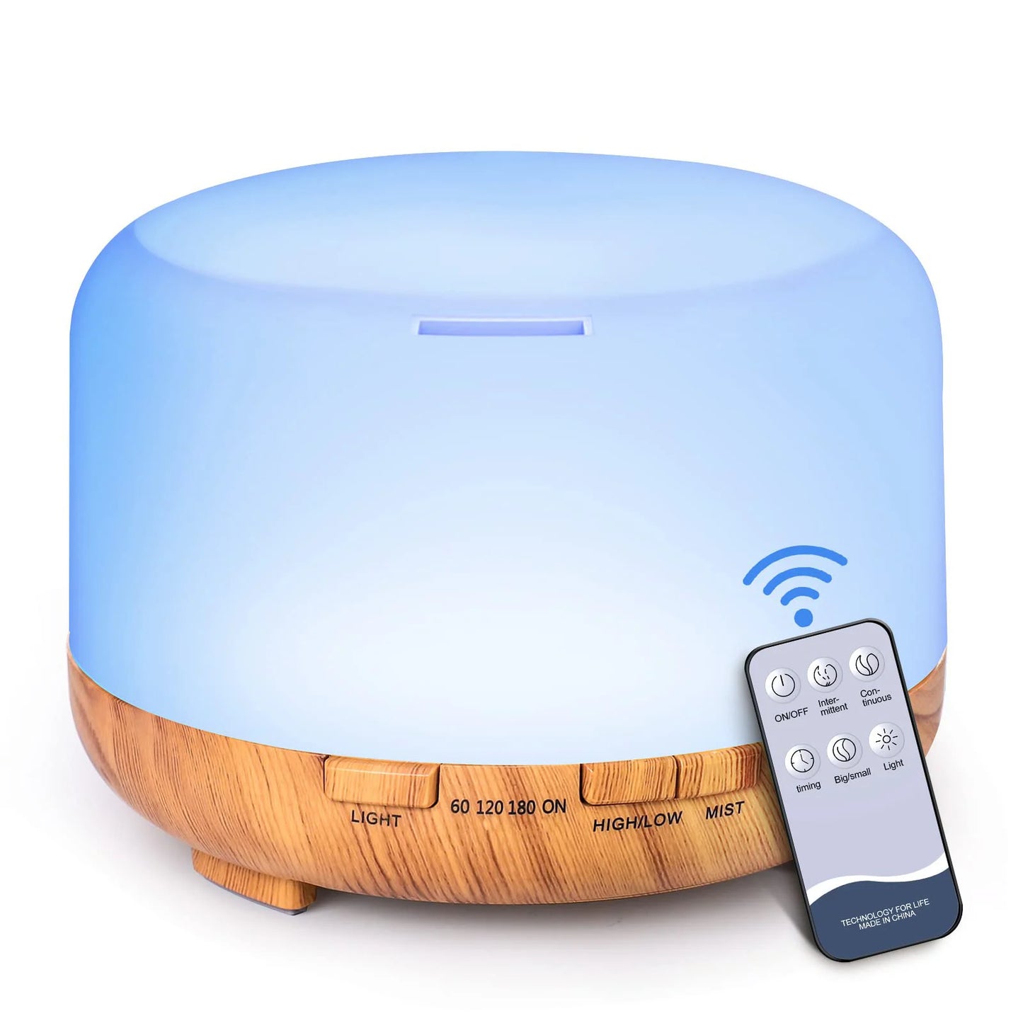 500ML Aromatherapy Essential Oil Diffuser – Quiet, Safe & Relaxing