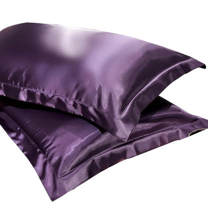 2Pcs Mulberry Silk Pillowcases – Silky Satin Pillow Covers for Comfortable Sleep & Home Décor (19x29in)