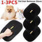 Pet Grooming Deshedding Gloves – Hair Remover & Massage Mitt for Dogs, Cats & Rabbits