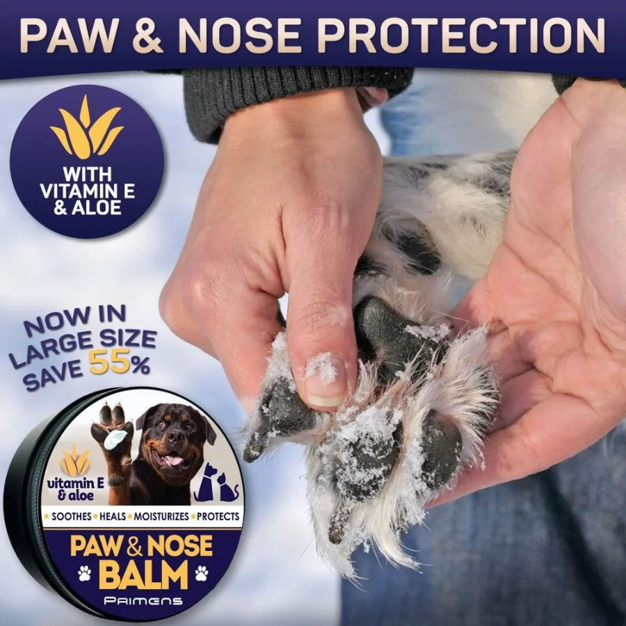 Natural Dog Paw Balm – Paw & Nose Protection Wax