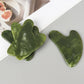 Helu Jade Gua Sha Tool – Xiuyan Jade Heart-shape Massager