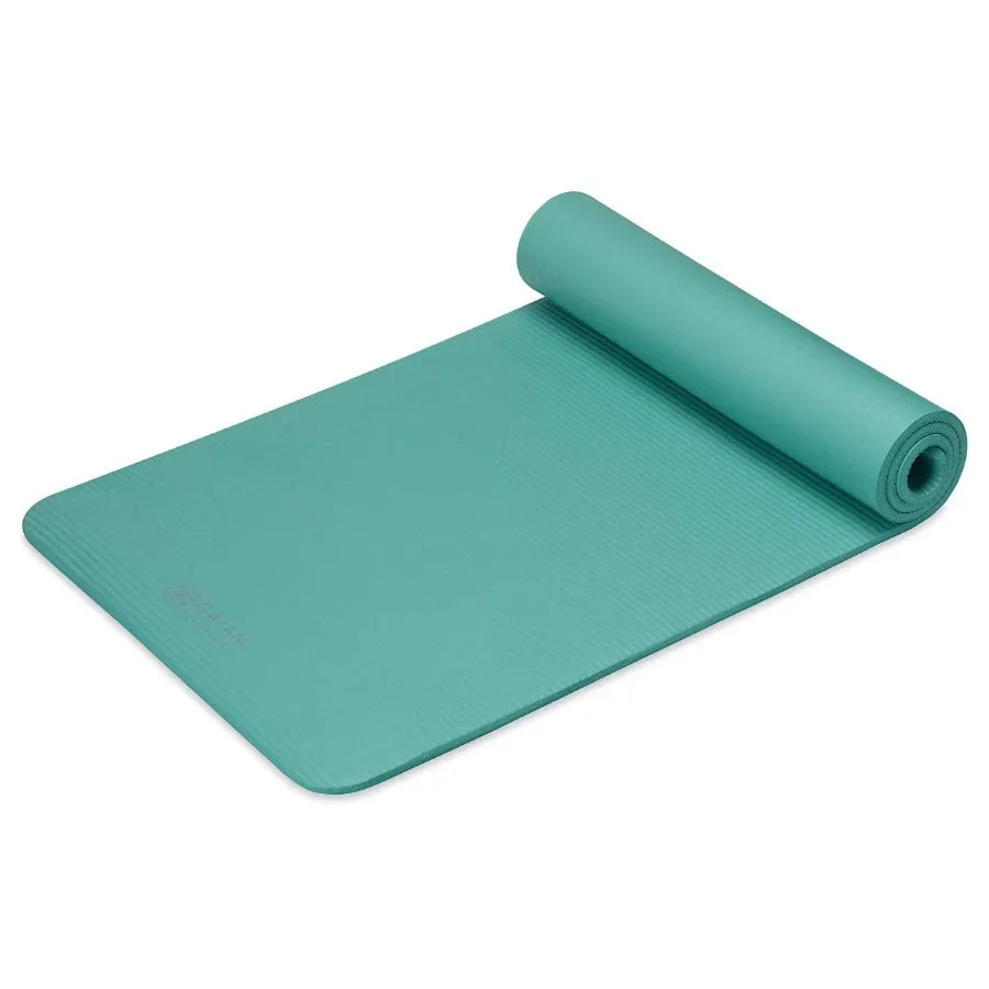 Essentials Thick Yoga Mat – 72"x24"x0.5" with EasyCinch Carrier Strap