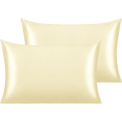 2 Pack Satin Pillowcases – Soft, Cooling & Skin-Friendly