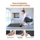 6.6ft x 3ft PVC Yoga & Pilates Fitness Mat Set