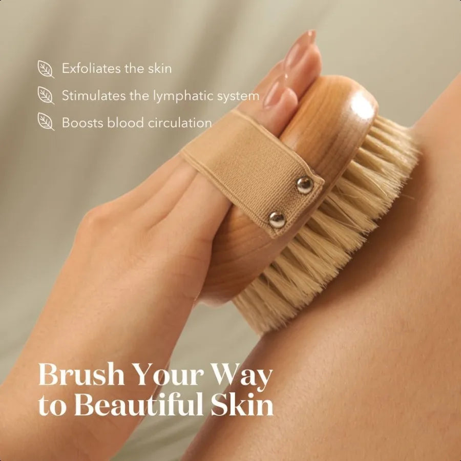 Dry Body Brush – Gentle Exfoliation & Circulation Boost