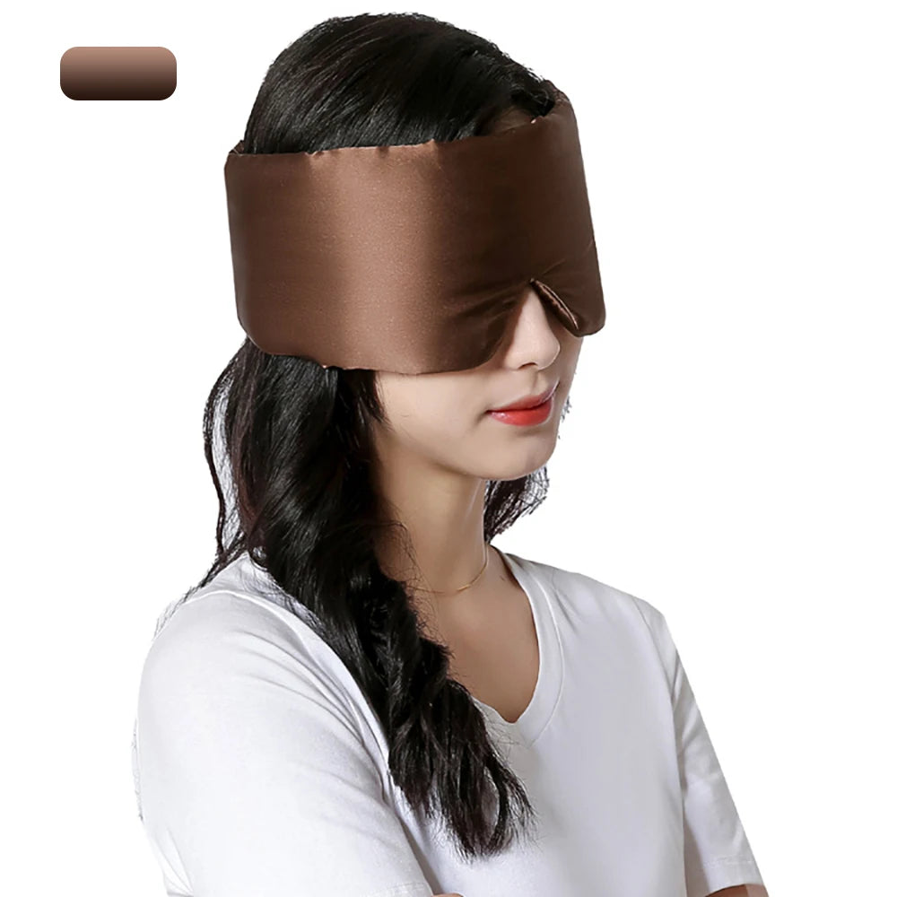 Mulberry Silk Sleeping Mask – Soft Padded Light-Blocking Eyeshade for Travel & Rest