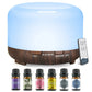 500ML Aromatherapy Oil Diffuser + 6 Essential Oils Gift Set