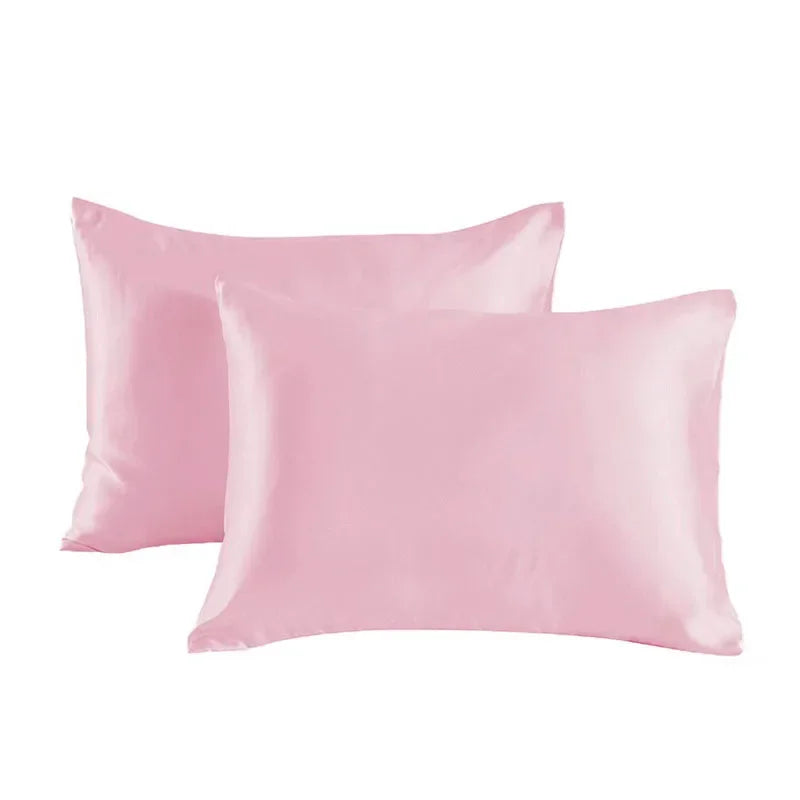 2-Piece Satin Pillowcase Set – Soft & Smooth for Hair & Skin (Standard/Queen)