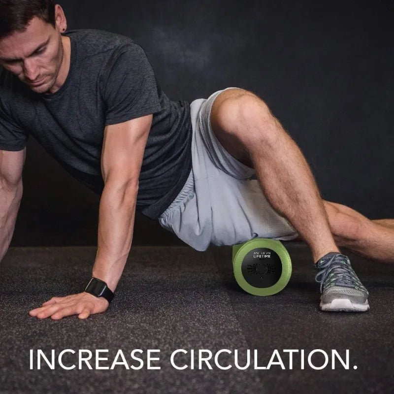 17" Vibrating Foam Roller – 4-Speed Rechargeable Deep Tissue Massager