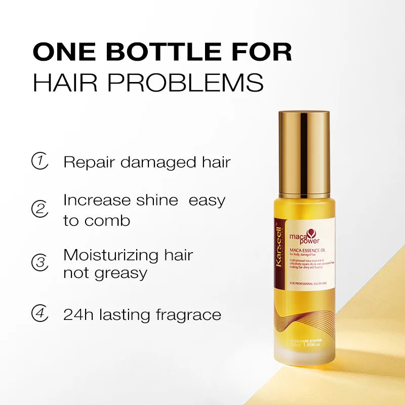 Karseell Moroccan Argan Oil Hair Serum – Weightless Repair & Shine