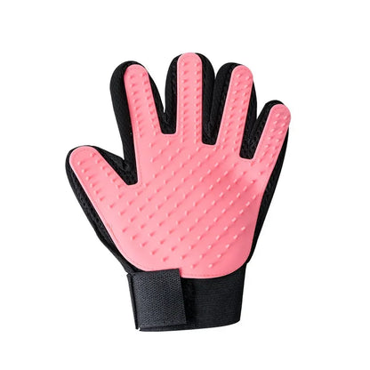Pet Grooming Glove – Gentle Shedding & Bathing Brush for Cats & Dogs