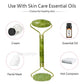Natural Jade Roller & Gua Sha Set – Double-Ended Facial Massager