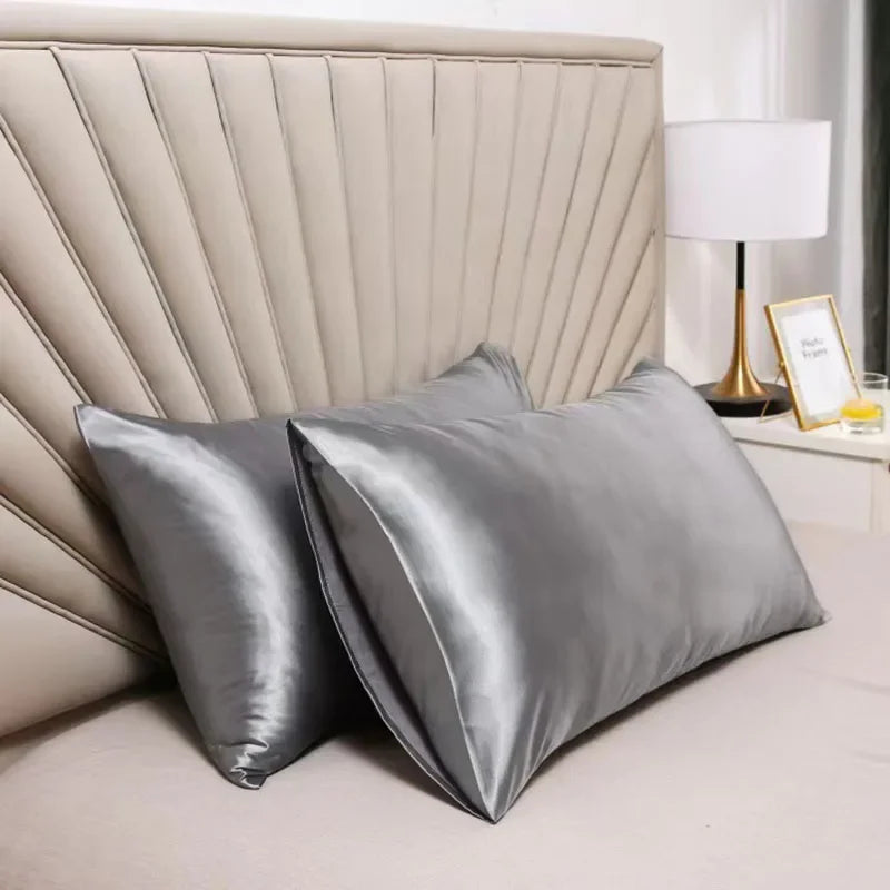 2-Piece Satin Pillowcase Set – Soft & Smooth for Hair & Skin (Standard/Queen)