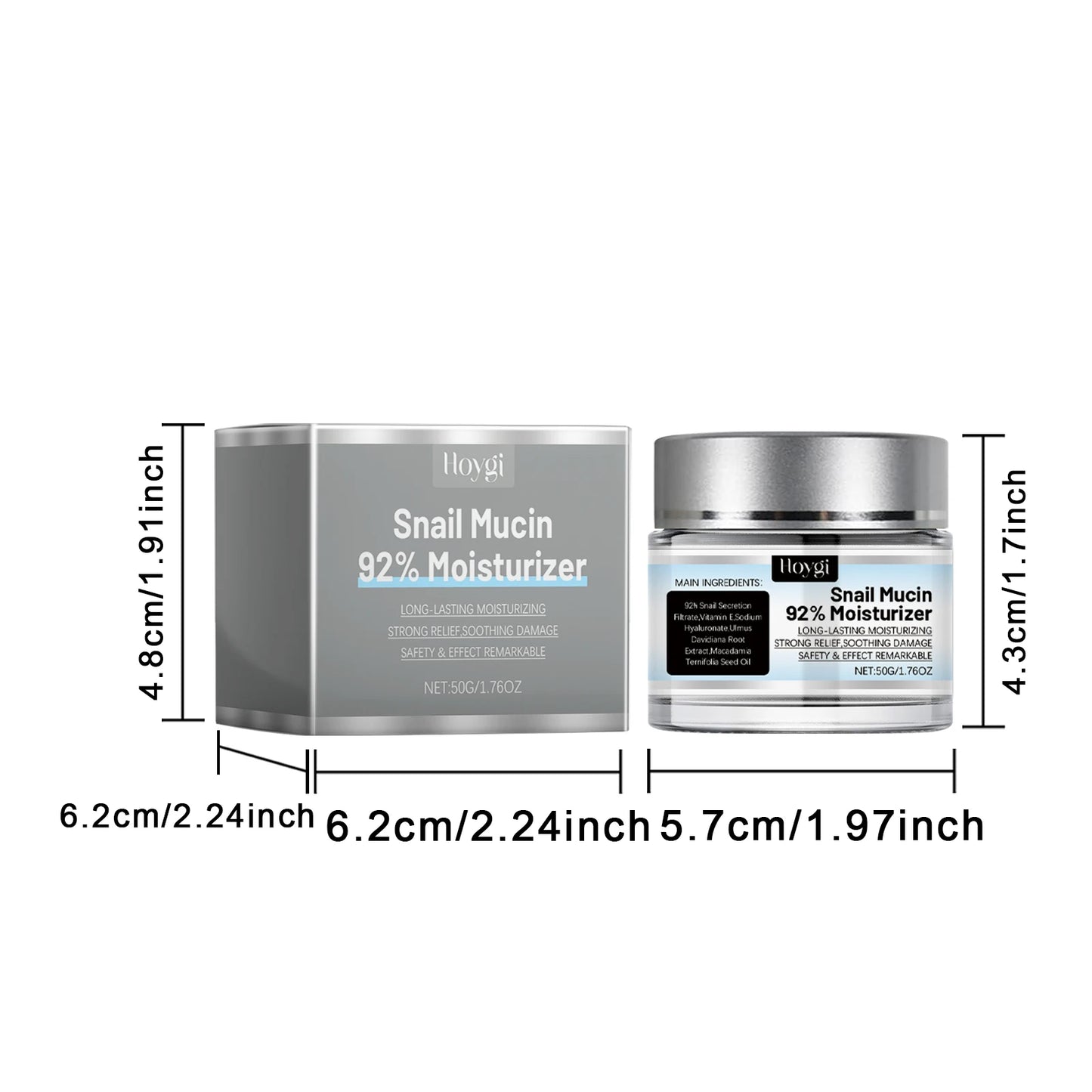 Snail Mucin 92% Moisturizer – Hydration, Repair & Skin Renewal