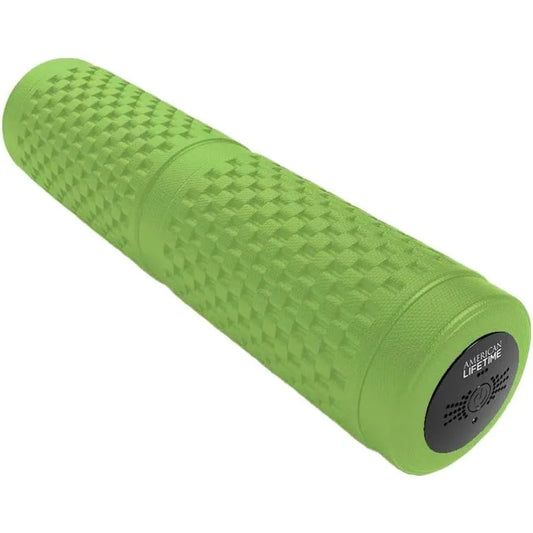 17" Vibrating Foam Roller – 4-Speed Rechargeable Deep Tissue Massager