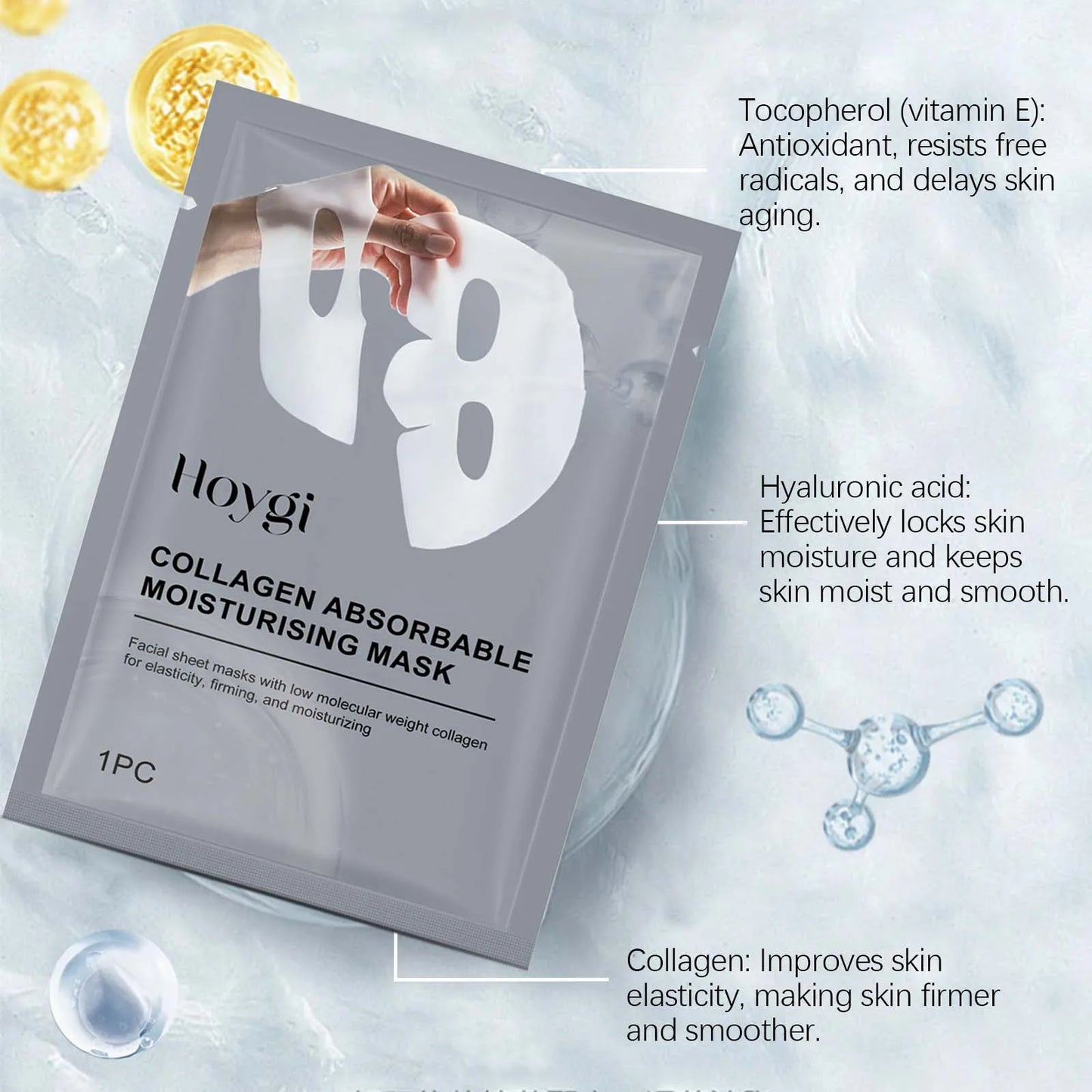 Collagen Absorbable Moisturising Mask – Overnight Hydration & Lifting Care