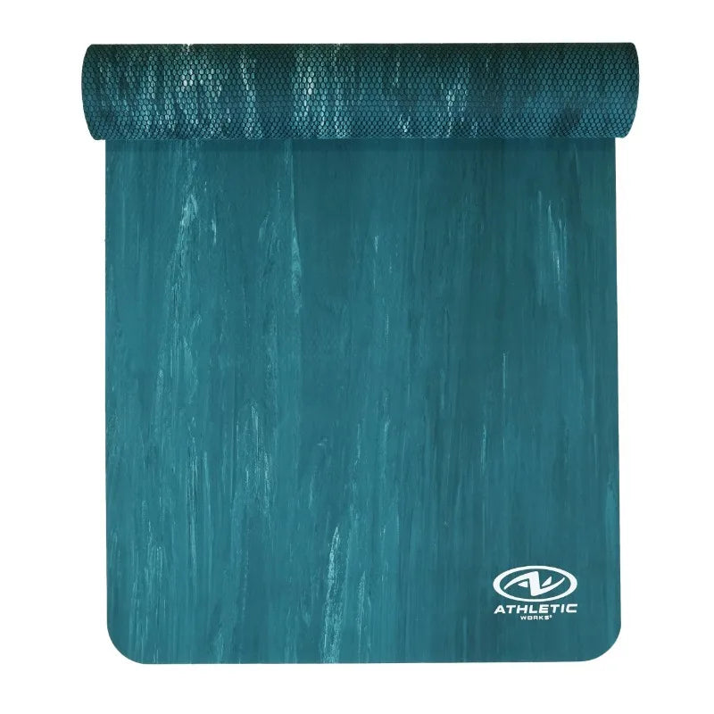 4mm Rubber Non-Slip Yoga Mat – High-Intensity Workout Ready