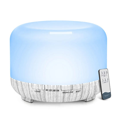 500ML Aromatherapy Essential Oil Diffuser – Quiet, Safe & Relaxing