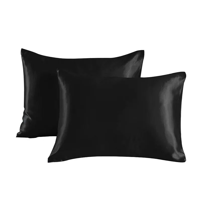 2-Piece Satin Pillowcase Set – Soft & Smooth for Hair & Skin (Standard/Queen)