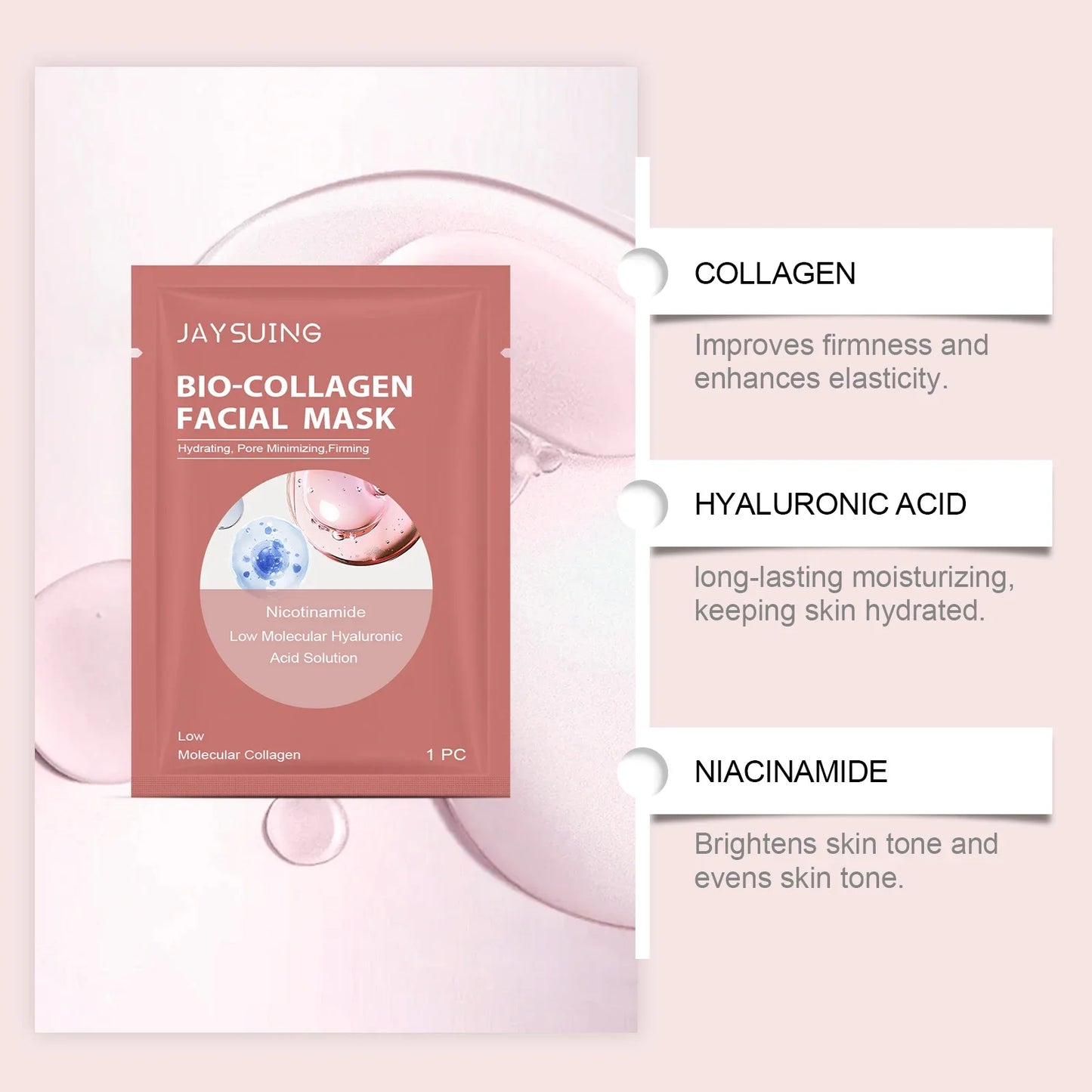 Bio-Collagen Real Deep Hydrogel Mask – Hydration, Elasticity & Pore Care