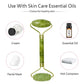 Natural Jade Roller & Gua Sha Set – Face Lifting & Anti-Wrinkle Massager