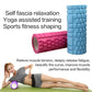 Yoga Block & Pilates Foam Roller – Muscle Massage & Fitness Equipment