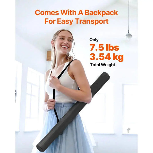 6.6ft x 3ft PVC Yoga & Pilates Fitness Mat Set
