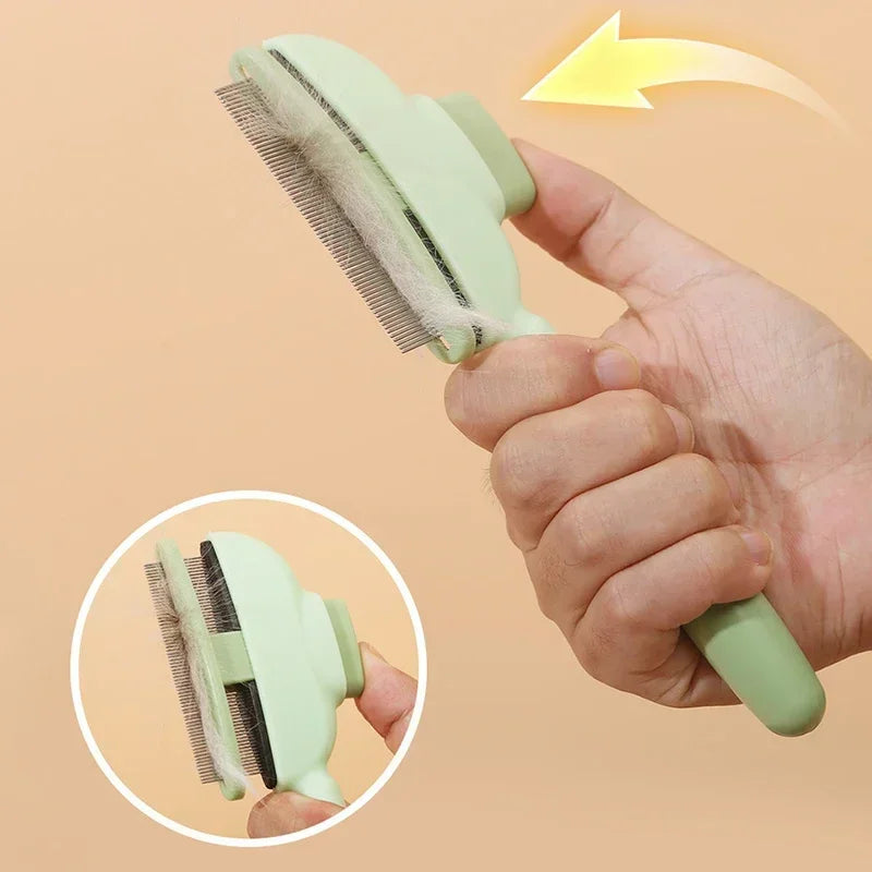 Pet Grooming Comb – Cat & Dog Hair Removal Brush