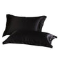 2Pcs Mulberry Silk Pillowcases – Silky Satin Pillow Covers for Comfortable Sleep & Home Décor (19x29in)