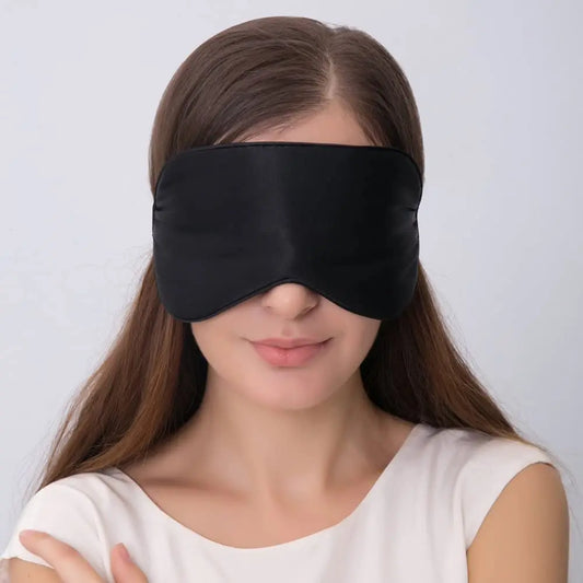 Natural Silk Sleep Mask – Super Smooth Light-Blocking Eyeshade for Night & Travel