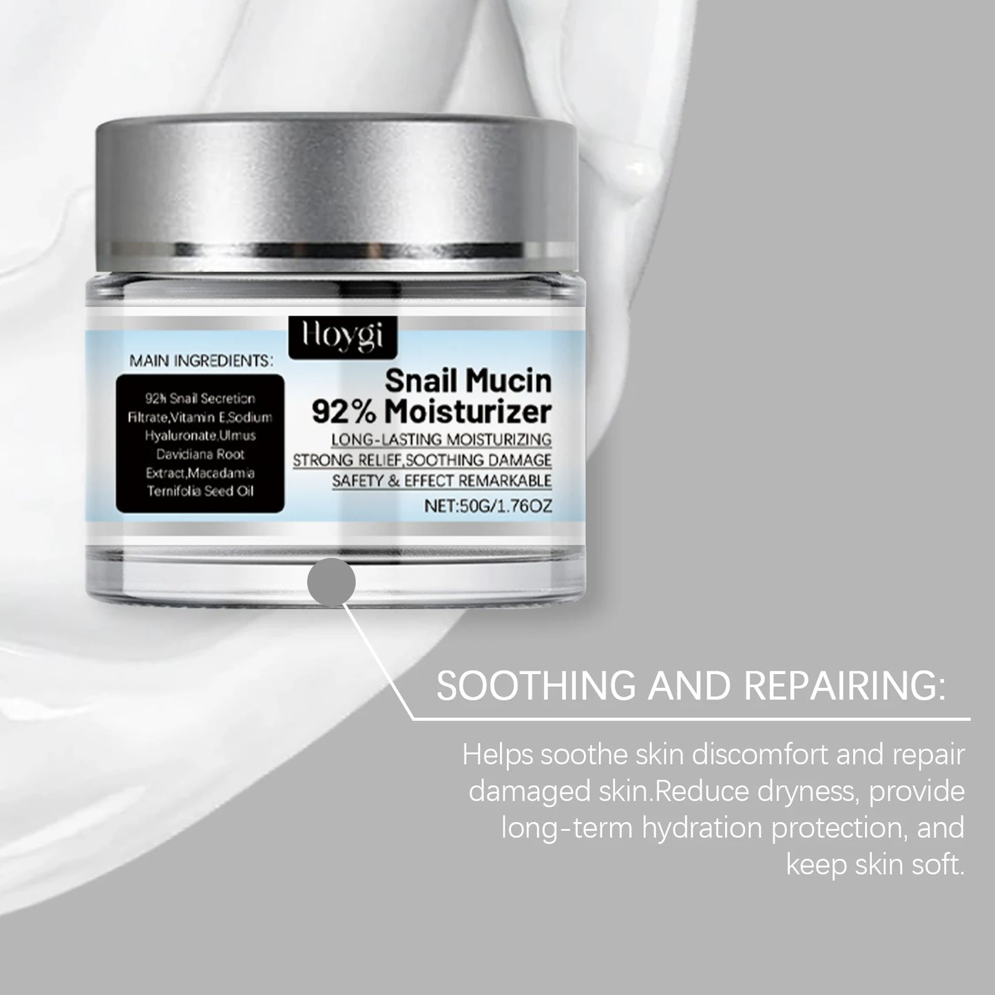Snail Mucin 92% Moisturizer – Hydration, Repair & Skin Renewal