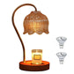 Candle Warmer Lamp Nightstand Lamp Dimmable/ Timer Aromatherapy Lamp without Fire High Quality Glass Lamp Shade
