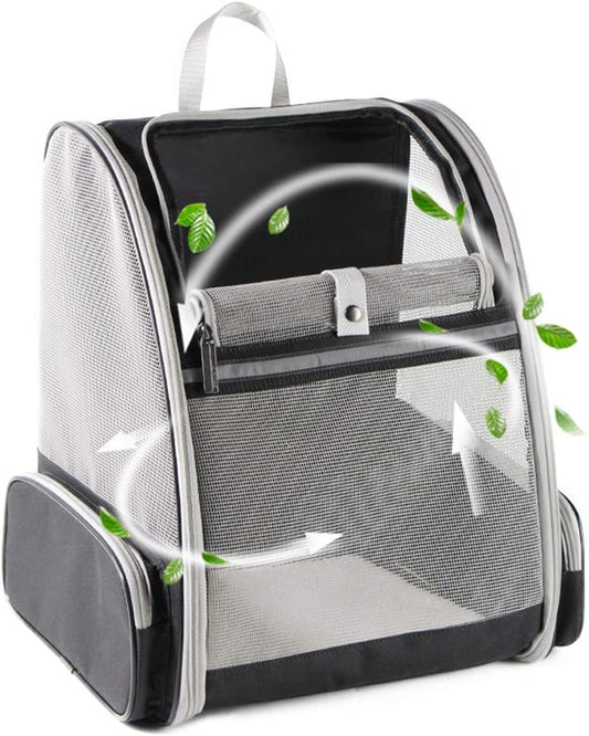 Paw Voyager™ Bubble Backpack Pet Carrier – Ventilated Travel Bag for Cats & Small Dogs